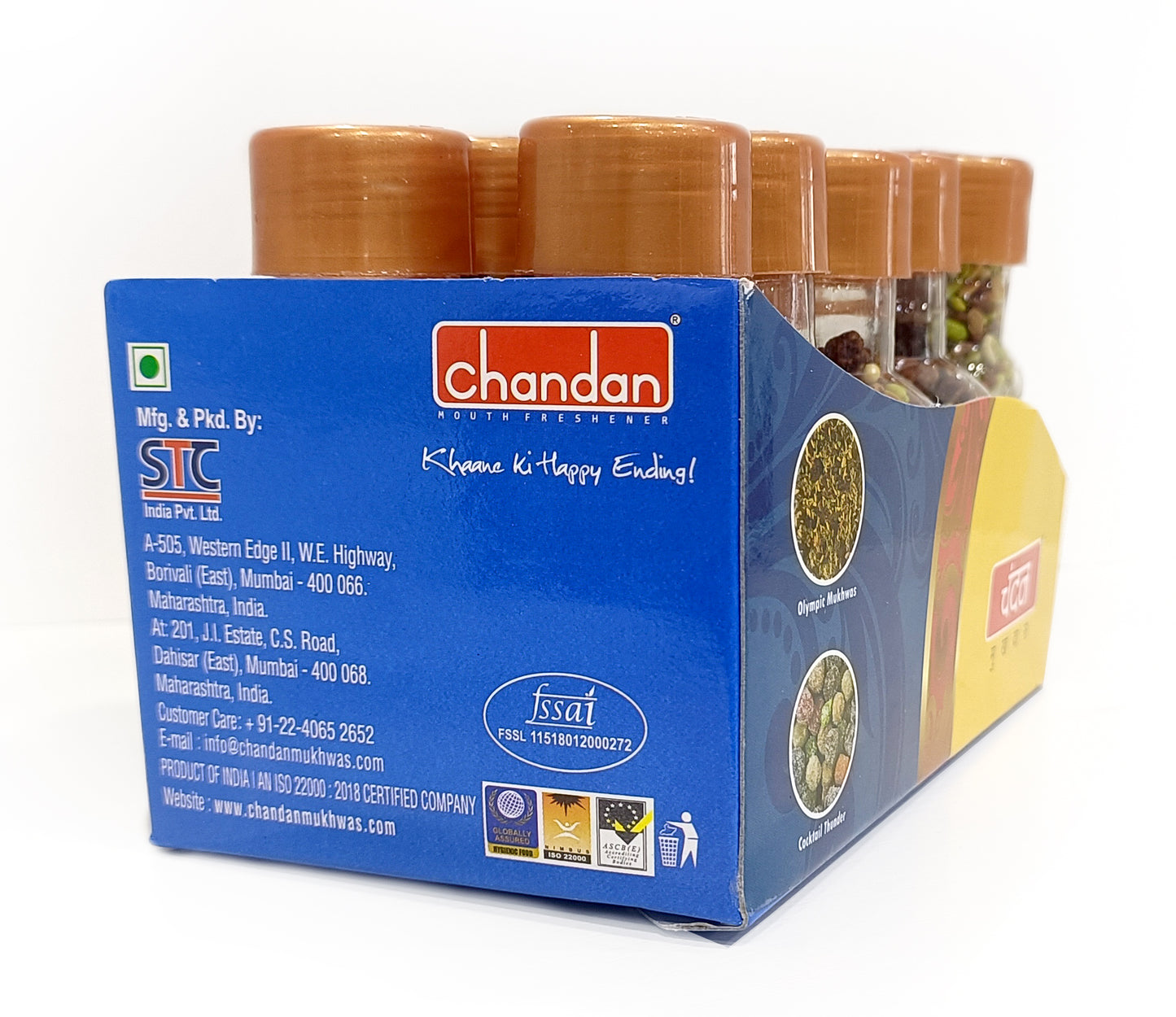 Chandan Assorted Mukhwas - Olympic | 12 Bottles
