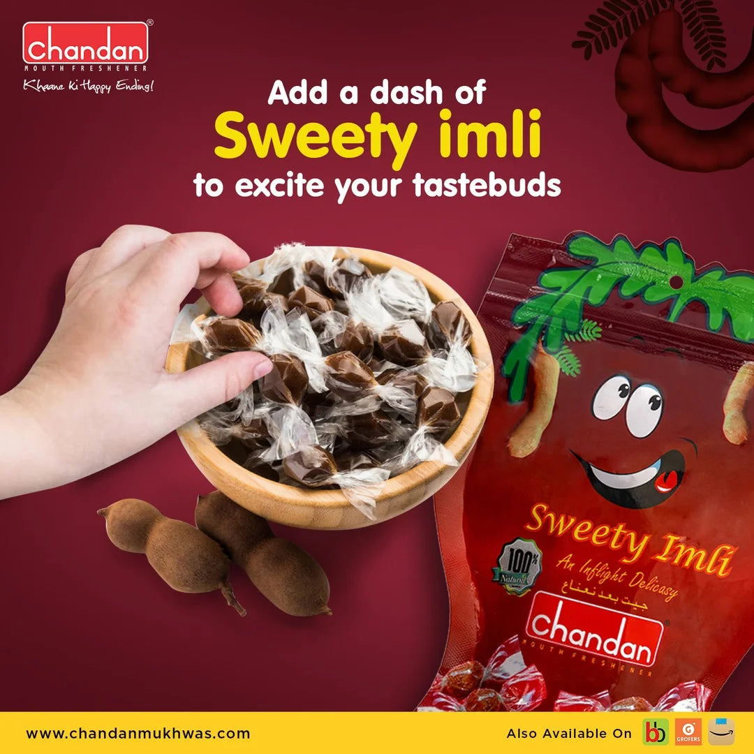 Sweety Imli Sweet and Sour Tamarind Candy | 150 gm | Tamarind Pulp Candy | Rich in Anti-Oxidants