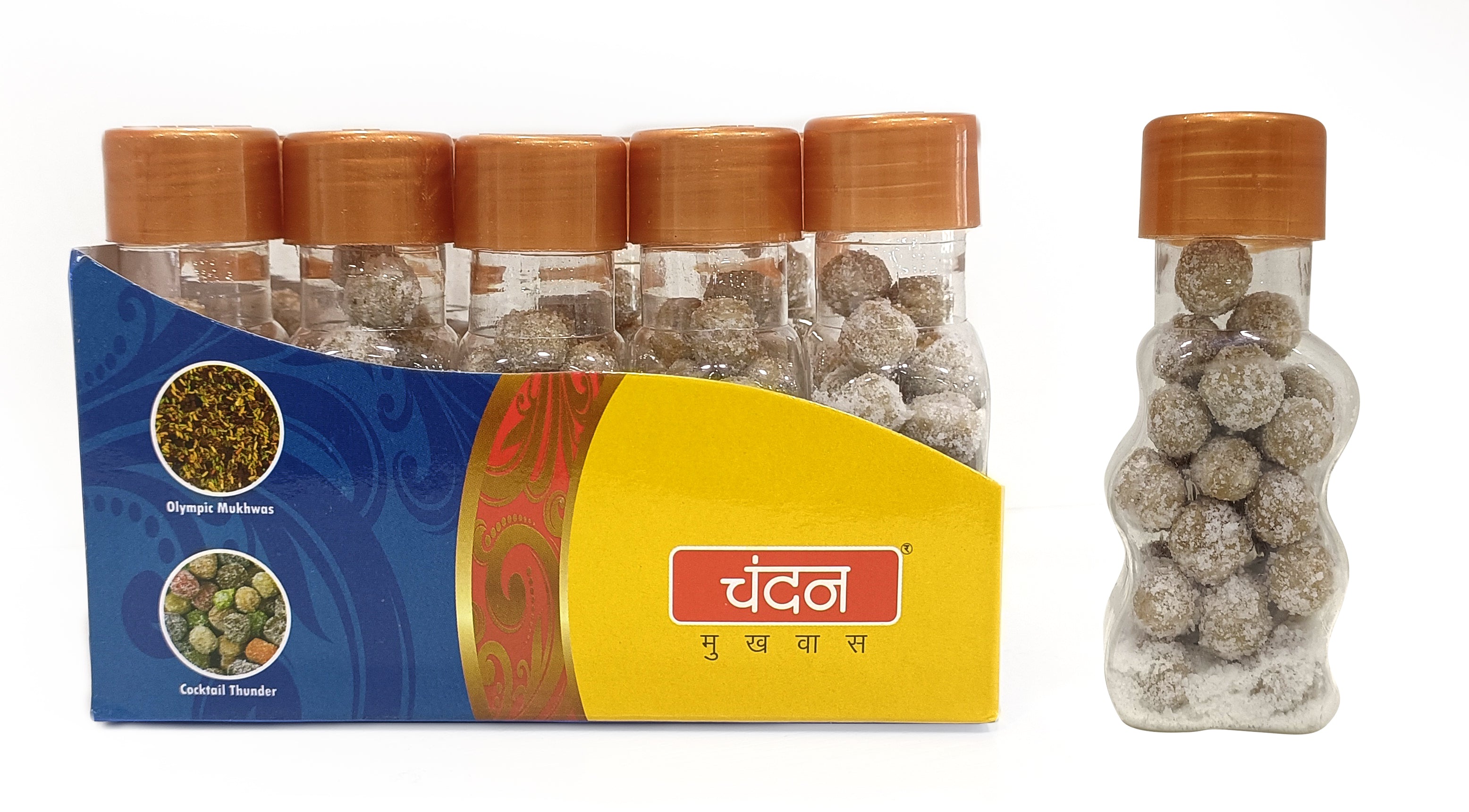 Chandan Assorted Churan - Jeeragoli | 12 Bottles | 420 Grams | For Good Digestion