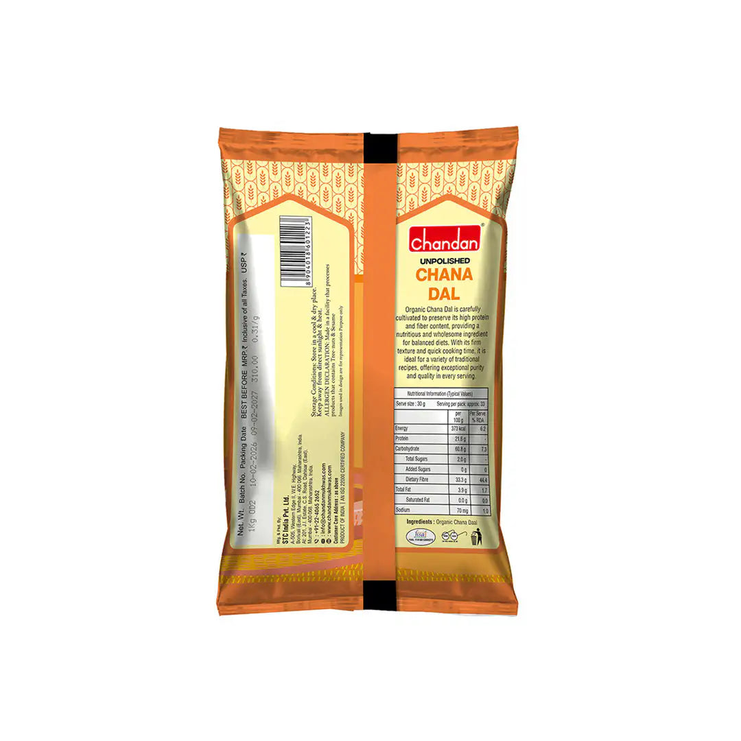 Chandan Organic  Chana Dal 1kg