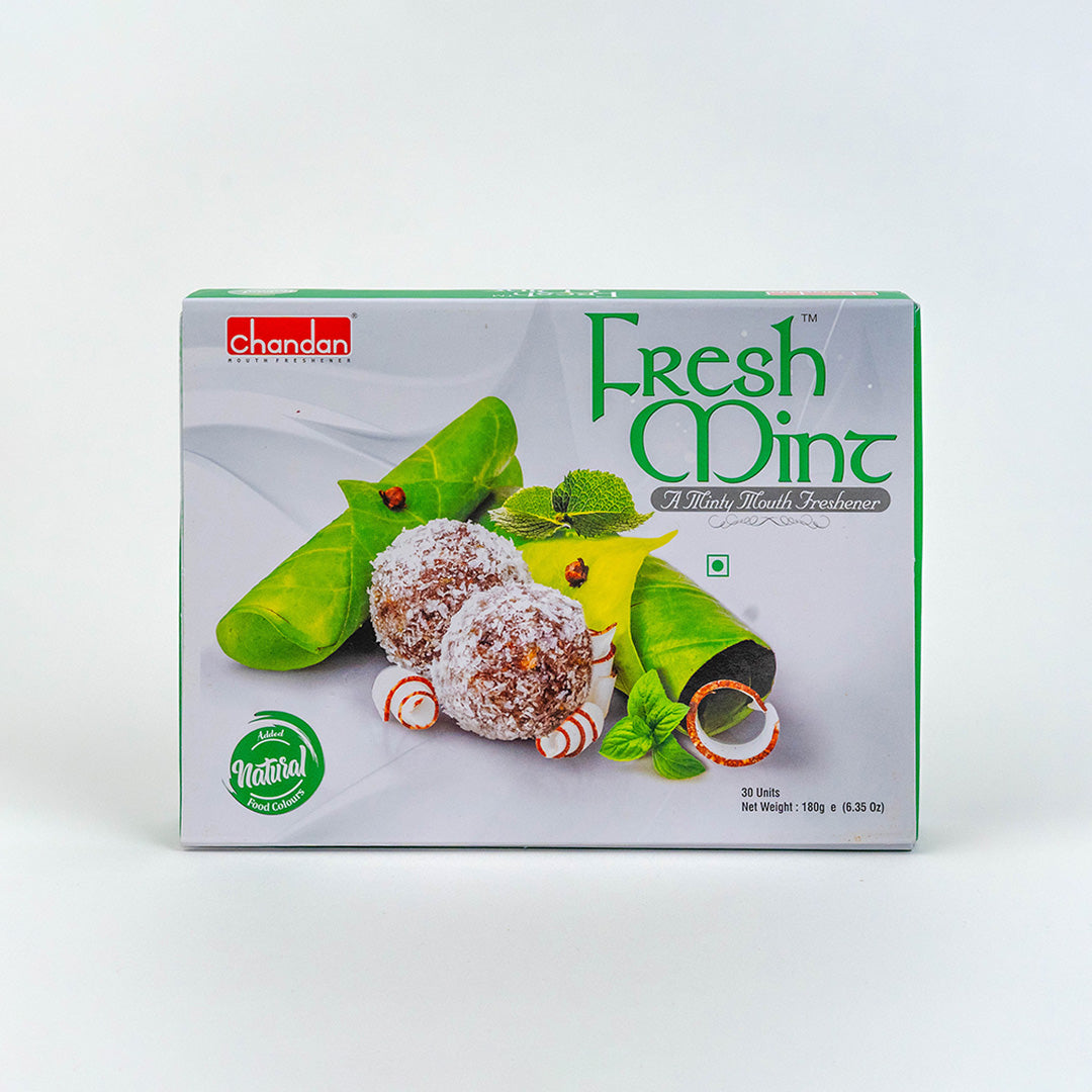 Fresh Mint Paan Mukhwas 180g (30 Units) | Chandan Mukhwas