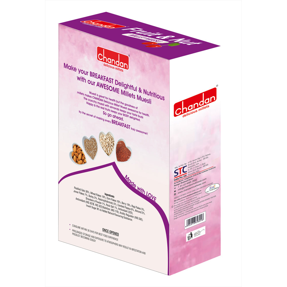 Delicious Milltes Fruit & Nut Millet Muesli 400 gm