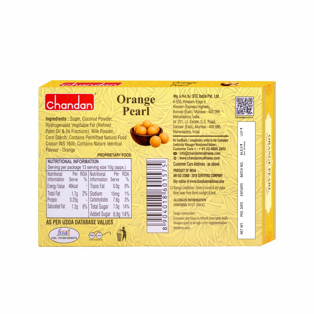Chandan Orange Pearl | 130g