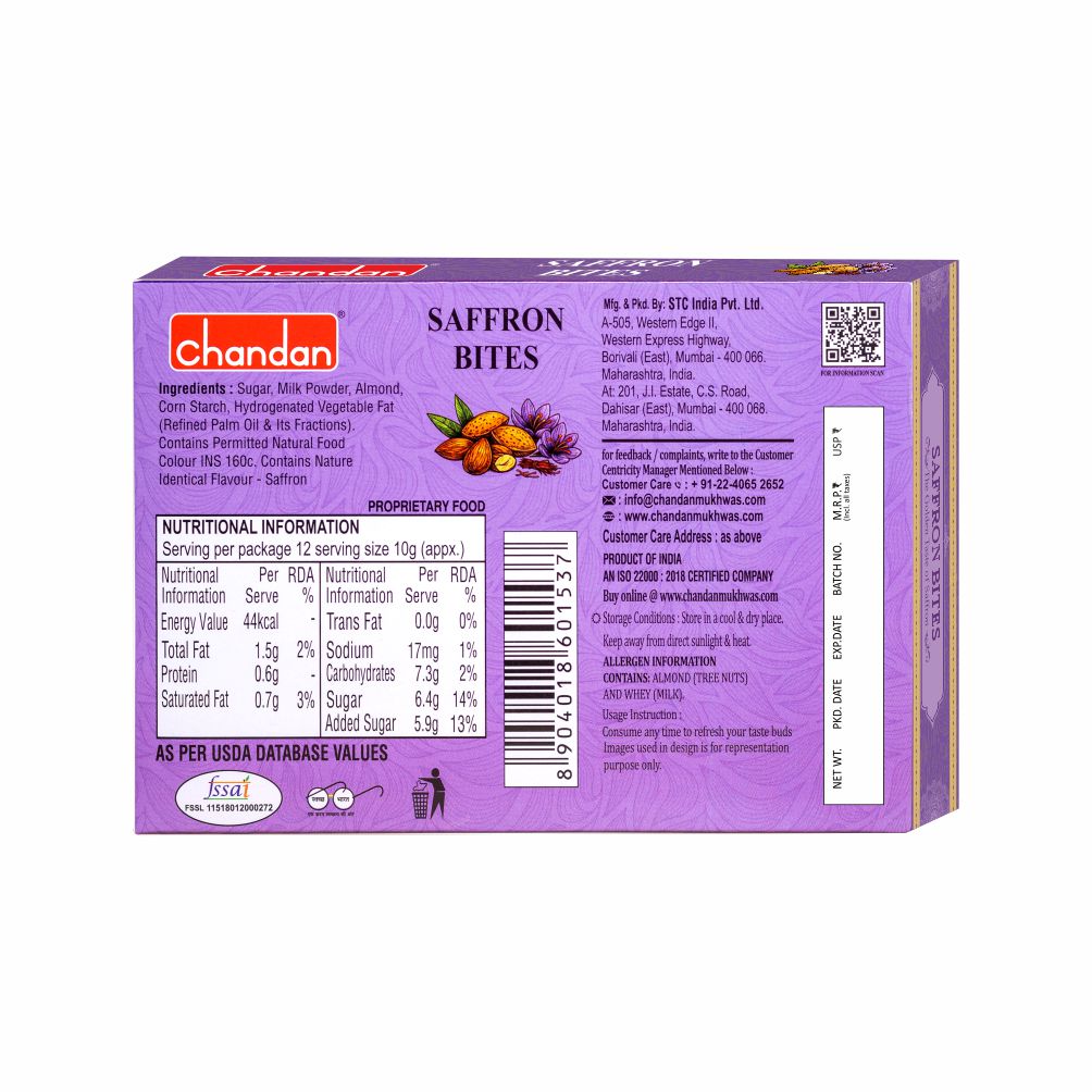 Chandan Saffron Bites | 120g