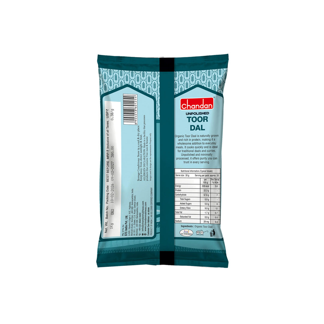 Chandan Organic Toor dal 1kg
