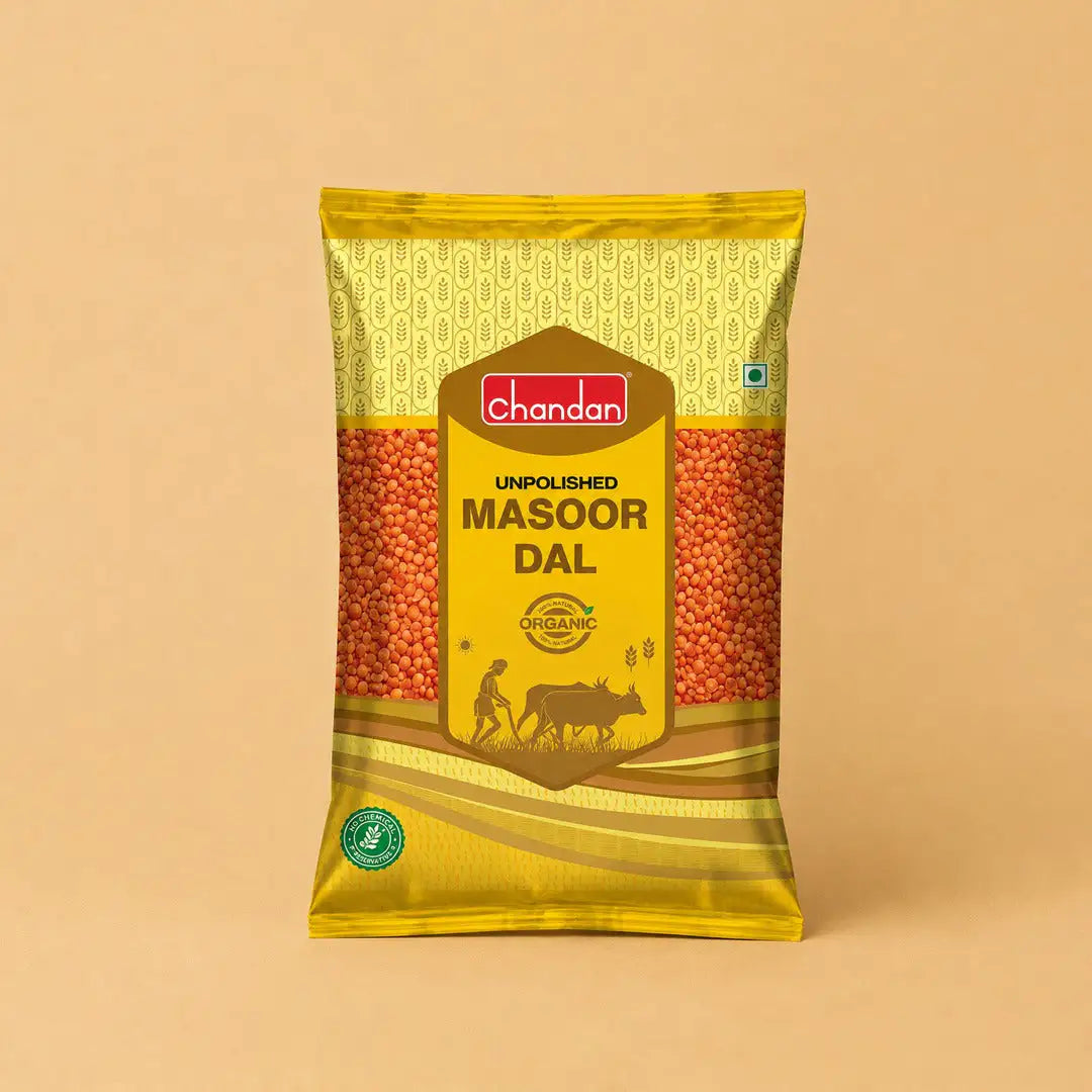 Chandan Organic Masoor Dal 1kg