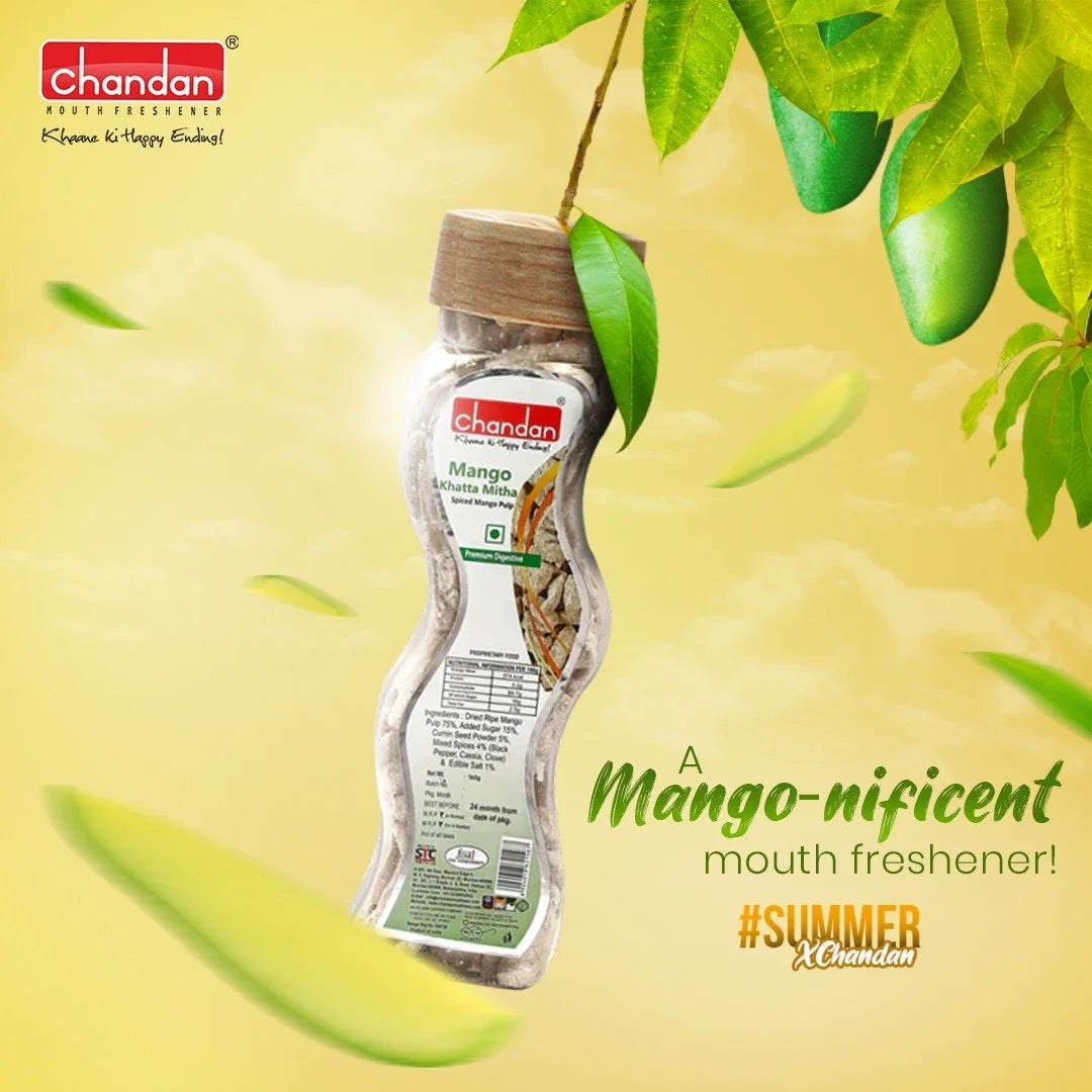 Mango Khatta Mitha Spiced Mango Pulp Chews | Premium Digestive | 140 grams | Aids Digestion and Rich in Antioxidants