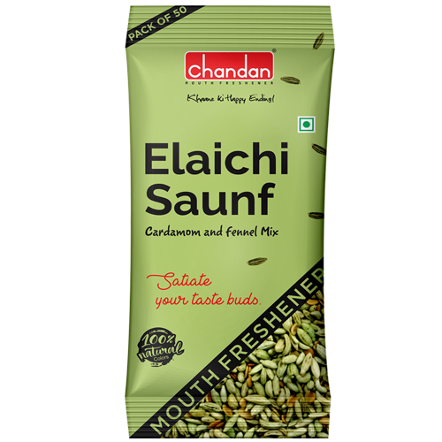 Elaichi Saunf 50 Sachets Pack | Rich in Anti-Oxidants And A Delicious Mukhwas