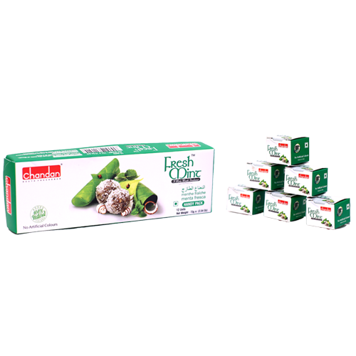 Fresh Mint Paan | 12 Pieces | 72 Grams | Mukhwas | Mouth Freshner