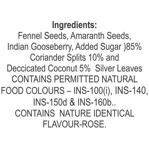 Rajbhog Mukhwas 100% Natural | Premium Mouth Freshener | 160 grams | Sugar Coated Fennel and Dry Dates Mix