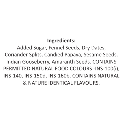 6 in 1 Royal Pack Mukhwas Ingredients  by Chandan Mukhwas 