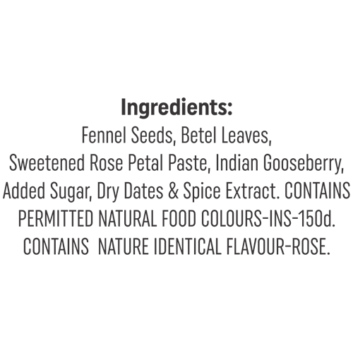 Paan Angoori Ingredients