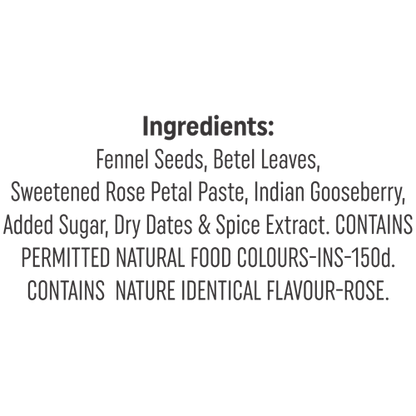 Paan Angoori Ingredients